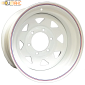 Off Road Wheels Nissan/Toyota 7x16 6*139.7 ET0 DIA110.1 White Штампованный