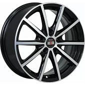 Alcasta M61 6.5x16 5*108 ET45 DIA63.3 BKF Литой