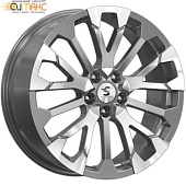 Скад КР003 7.5x19 5*114.3 ET45 DIA64.1 Diamond gloss graphite Литой