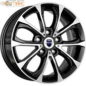 K&K Urals 6.5x15 5*100 ET34 DIA57.1 Алмаз черный Литой