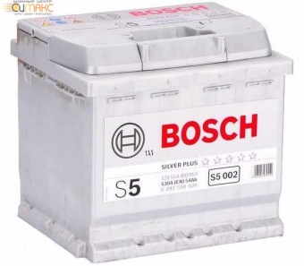 Аккумулятор BOSCH Silver Plus 54 А/ч обратная R+ EN 530A, 207x175x190 0 092 S50 020