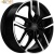 Khomen KHW 1708 6.5x17 5*108 ET33 DIA67.1 Black-FP Литой Khomen KHW 1708 6.5x17 5*108 ET33 DIA67.1 Black-FP Литой