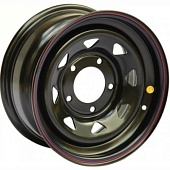 Off Road Wheels Toyota 8x16 6*139.7 ET-10 DIA110.1 Black Штампованный