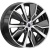 K&K Гамбит 6.5x16 5*114.3 ET45 DIA60.1 Алмаз черный Литой
