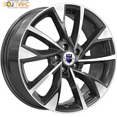 K&K Роквуд 7x17 5*108 ET45 DIA60.1 Алмаз черный Литой