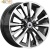 K&K Эрман 6.5x16 4*100 ET49 DIA54.1 Алмаз черный Литой