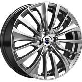 K&K Flanker 6.5x17 4*100 ET40 DIA67.1 Дарк платинум Литой