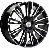 Khomen KHW 2004 8.5x20 5*130 ET45 DIA71.6 Black-FP Литой