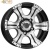 K&K Байконур 8x16 5*139.7 ET0 DIA110.1 Алмаз черный Литой