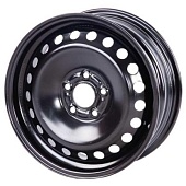 ТЗСК Chevrolet Aveo 6x15 5*105 ET39 DIA56.6 Black Штампованный
