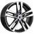 K&K Rassvet 6.5x16 5*105 ET38 DIA56.6 Алмаз черный Литой