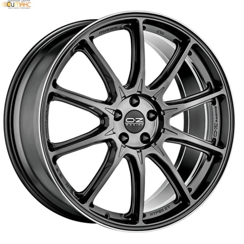 OZ Hyper XT HLT 9x20 5*108 ET42 DIA63.3 Star Graphite Diamond Lip Литой