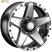 LS 1284 8x17 6*139.7 ET30 DIA100.1 BK Литой