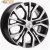 Khomen KHW 1608 6.5x16 5*114.3 ET45 DIA67.1 Black-FP Литой