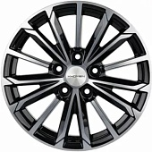Khomen KHW 1611 6.5x16 5*108 ET43 DIA65.1 Black-FP Литой