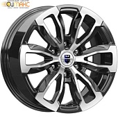 K&K Меконг 7.5x18 6*139.7 ET38 DIA67.1 Алмаз черный Литой