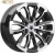 K&K Меконг 7.5x18 6*139.7 ET38 DIA67.1 Алмаз черный Литой