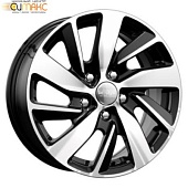 K&K КС741 6.5x16 5*114.3 ET47 DIA66.1 Алмаз черный Литой