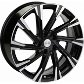 Khomen KHW 1901 7.5x19 5*108 ET46 DIA63.3 Black-FP Литой