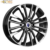 K&K Сильверстоун 6.5x17 4*100 ET45 DIA67.1 Алмаз черный Литой