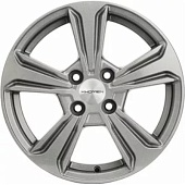 Khomen KHW 1502 6x15 4*100 ET50 DIA60.1 G-Silver Литой
