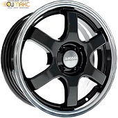 Скад Киото 6x15 4*98 ET38 DIA58.6 Антрацит-алмаз Литой