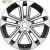 Khomen KHW 1803 7x18 5*114.3 ET50 DIA54.1 Black-FP Литой