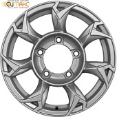 Khomen KHW 1505 5.5x15 5*139.7 ET5 DIA98.5 F-Silver Литой