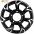 Khomen KHW 1505 5.5x15 5*139.7 ET5 DIA98.5 Black-FP Литой Khomen KHW 1505 5.5x15 5*139.7 ET5 DIA98.5 Black-FP Литой