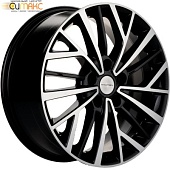 Khomen KHW 1717 7x17 5*108 ET45 DIA60.1 Black-FP Литой