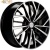 Khomen KHW 1717 7x17 5*108 ET45 DIA60.1 Black-FP Литой