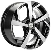 Khomen KHW 1712 7x17 5*112 ET43 DIA57.1 Black-FP Литой