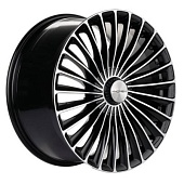 Khomen KHW 2008 9.5x20 5*112 ET38 DIA66.6 Black-FP Литой