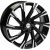 Khomen KHW 1901 7.5x19 5*114.3 ET45 DIA60.1 Black-FP Литой