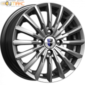 K&K Акцент 7x17 5*114.3 ET39 DIA60.1 Дарк платинум Литой