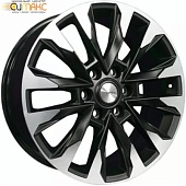 Khomen KHW 2010 8x20 6*139.7 ET36 DIA100.1 Black-FP Matt Литой