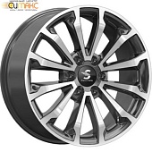 Скад КР006 8.5x20 6*139.7 ET25 DIA106.1 Diamond Black Gris Литой