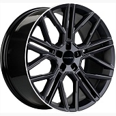 Khomen KHW 2101 9.5x21 5*112 ET36 DIA66.6 Black Matt MR Литой