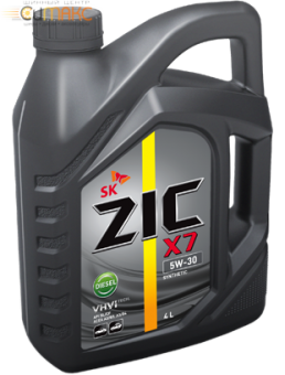 Масло ZIC X7 Diesel 5W30 моторное синтетическое 4 л