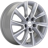 Khomen KHW 1604 6x16 5*100 ET38 DIA57.1 F-Silver-FP Литой