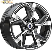 K&K Кайан 7.5x18 5*114.3 ET45 DIA66.1 Алмаз черный Литой