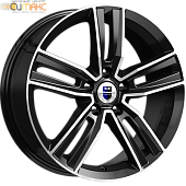 K&K Танаис 7x18 5*100 ET48 DIA56.1 Алмаз черный Литой
