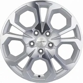Khomen KHW 1711 6.5x17 5*114.3 ET50 DIA64.1 F-Silver-FP Литой Khomen KHW 1711 6.5x17 5*114.3 ET50 DIA64.1 F-Silver-FP Литой