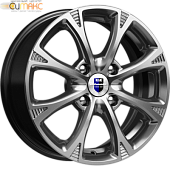 K&K Блюз 6x15 4*108 ET23 DIA65.1 Дарк платинум Литой