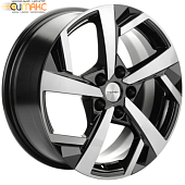 Khomen KHW 1712 7x17 5*112 ET54 DIA57.1 Black-FP Литой