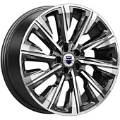 K&K Галего 7.5x19 5*114.3 ET45 DIA66.6 Алмаз черный Литой