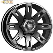 K&K Полюс 7.5x16 6*139.7 ET15 DIA106.1 Дарк платинум Литой