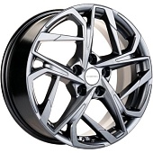 Khomen KHW 1716 7x17 5*112 ET45 DIA57.1 Gray Литой