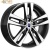 K&K Rassvet 6.5x16 5*108 ET50 DIA63.3 Алмаз черный Литой