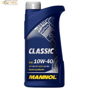 Масло MANNOL Classic 10W40 моторное полусинтетическое 1 л